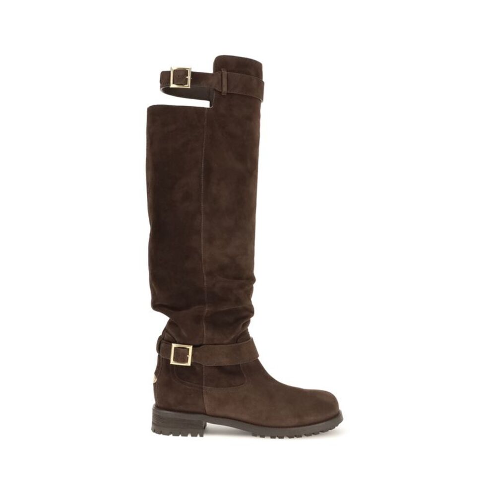 Jimmy Choo Women Knee-High Biker Boots